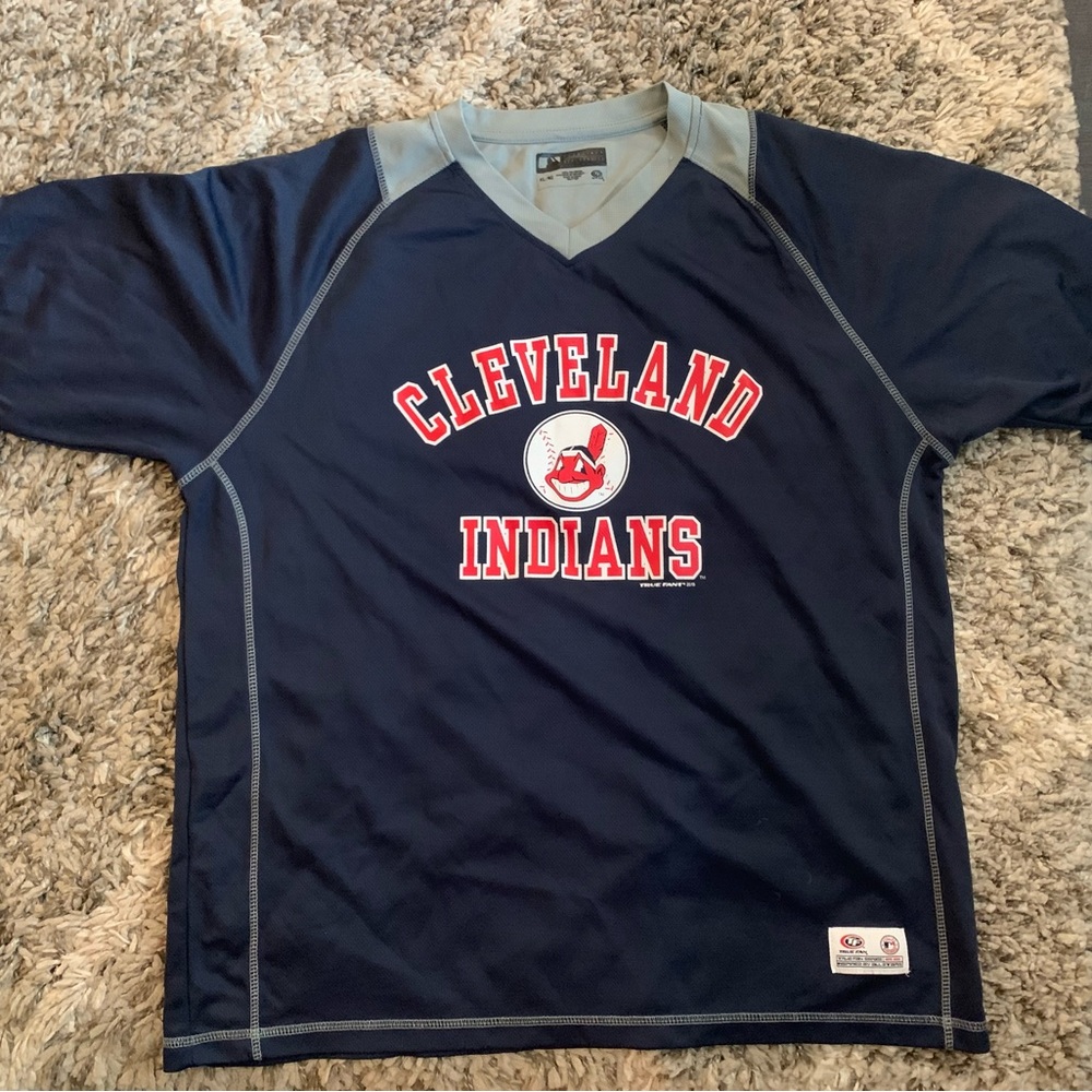 Vintage Cleveland Indians Jersey size XL .  True fan jersey ready for spring.